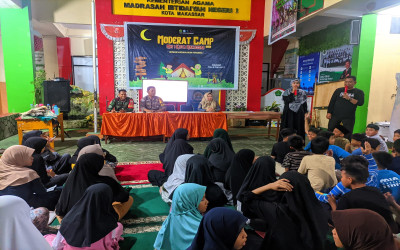 Kemah Moderasi di MIN 1 Kota Makassar